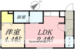REVIA OTARU(レイヴィアオタル)【202号室】の間取り