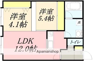 ピュア東彩館 V【207号室】の間取り