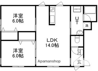 ライフ・ソワ【202号室】の間取り