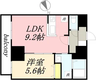 ベイコート小樽オーシャンヒルズ【803号室】の間取り