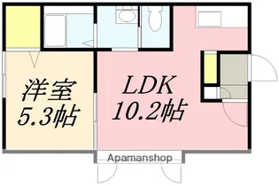 SAN DIEGO【103号室号室】の間取り