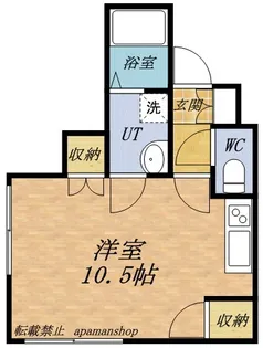 URBAN(アーバン)【201号室】の間取り