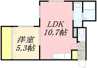 Urban(アーバン)【101号室】の間取り