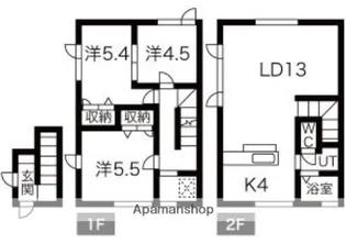 桜花台参番館【A号室】の間取り