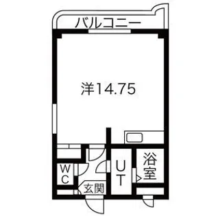 プレサント小樽花園【505号室】の間取り