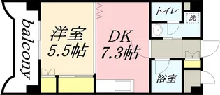 プレサント小樽稲穂【503号室】の間取り