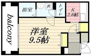 オタルベイサイドシティ7棟【509号室】の間取り