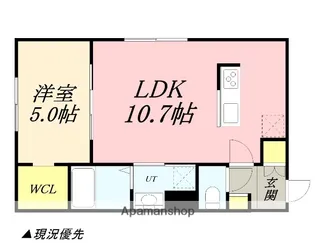 ベルデマール【202号室】の間取り