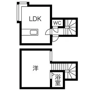 1LDKの間取り画像