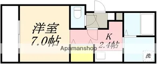 ヴァルム稲穂【203号室】の間取り