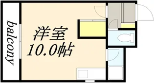 佳庵【00203号室】の間取り