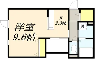 1Kの間取り画像
