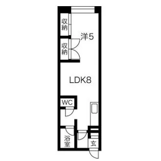 コーポABE【1-C号室】の間取り