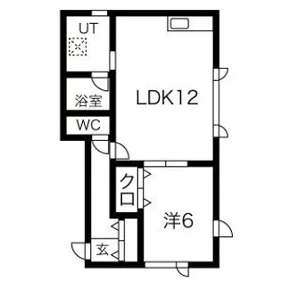 グレートフル【101号室】の間取り
