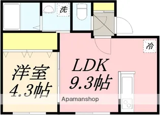 MODE FIORE花園【405号室】の間取り