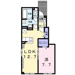 カルム・余市【1階】の間取り