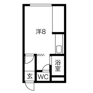 サンヴァレー【205号室】の間取り
