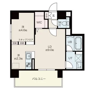 BIBOタワー小樽【10階】の間取り
