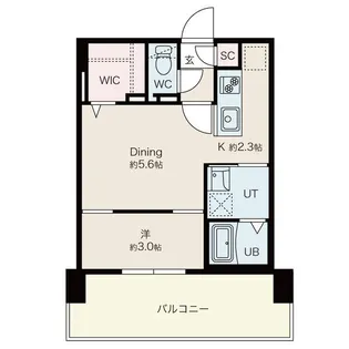 BIBOタワー小樽【3階】の間取り