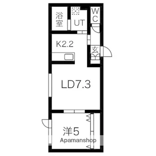 NORN(ノルン)【203号室】の間取り