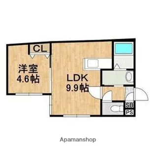LIEN小樽(リアン小樽)【303号室】の間取り