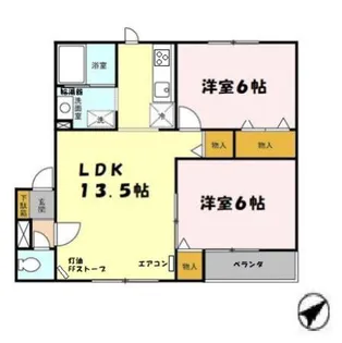 ハイセレール【B101号室】の間取り