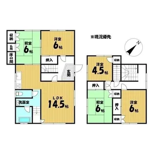 北海道小樽市幸4丁目【一戸建】の間取り