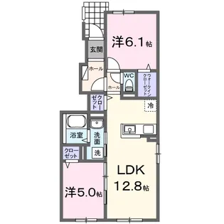 ARIA・高台【1階】の間取り