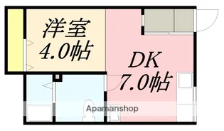宮アパートⅠ【101号室】の間取り