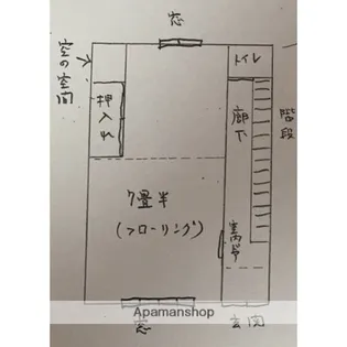 すずらん荘B棟【C号室】の間取り