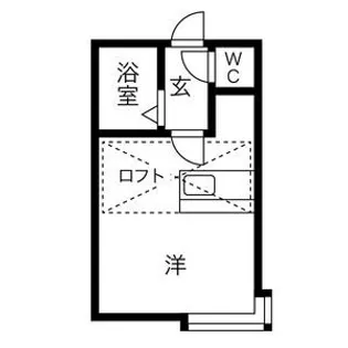 AMS入船V【204号室】の間取り