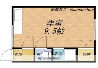 コーポはまなす【202号室】の間取り