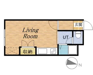 サンヴァレー【104号室】の間取り