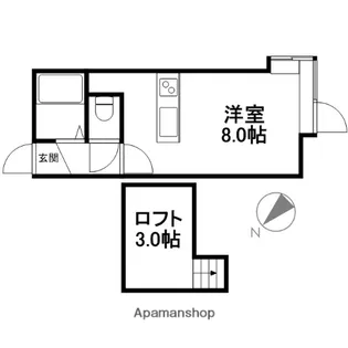 ソニア花園Ⅰ【207号室】の間取り