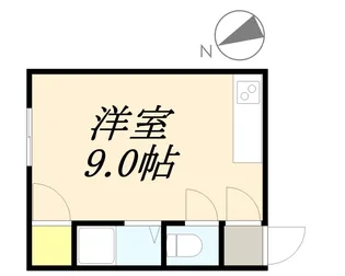 三佳ハイツC棟【203号室】の間取り