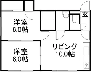 SWEETHOME21【204号室】の間取り