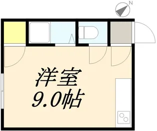 三佳ハイツA棟【101号室】の間取り