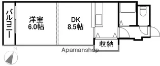 エクシード花園【608号室】の間取り