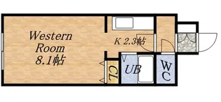 藤井ビル北17条Ⅱ【7階】の間取り