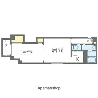 アリエスⅠ【3階】の間取り