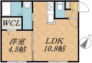 TG MONILE(ティーガモニーレ)【4階】の間取り