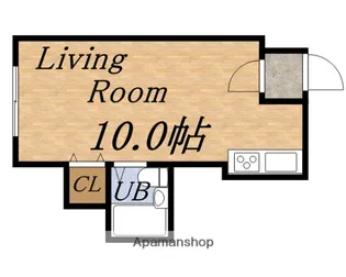 日勝ビル本通【301号室】の間取り