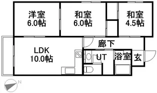 スマイル小林【505号室】の間取り