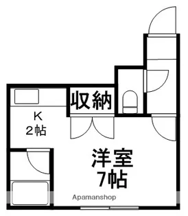 ラ・ポムパーク平岸【301号室】の間取り