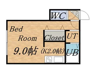 シャネル中井【302号室】の間取り