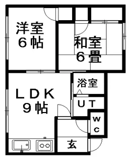 ベルハイム福住【1号室】の間取り