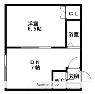アーバン栄通B【4階】の間取り