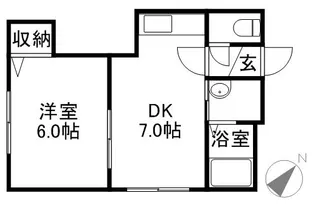 プロシード札幌【301号室】の間取り