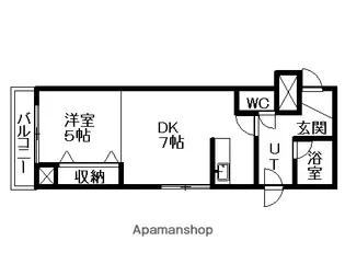 ノースパレス本郷通【306号室】の間取り