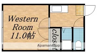 第2澄川銀座パレス【106号室】の間取り